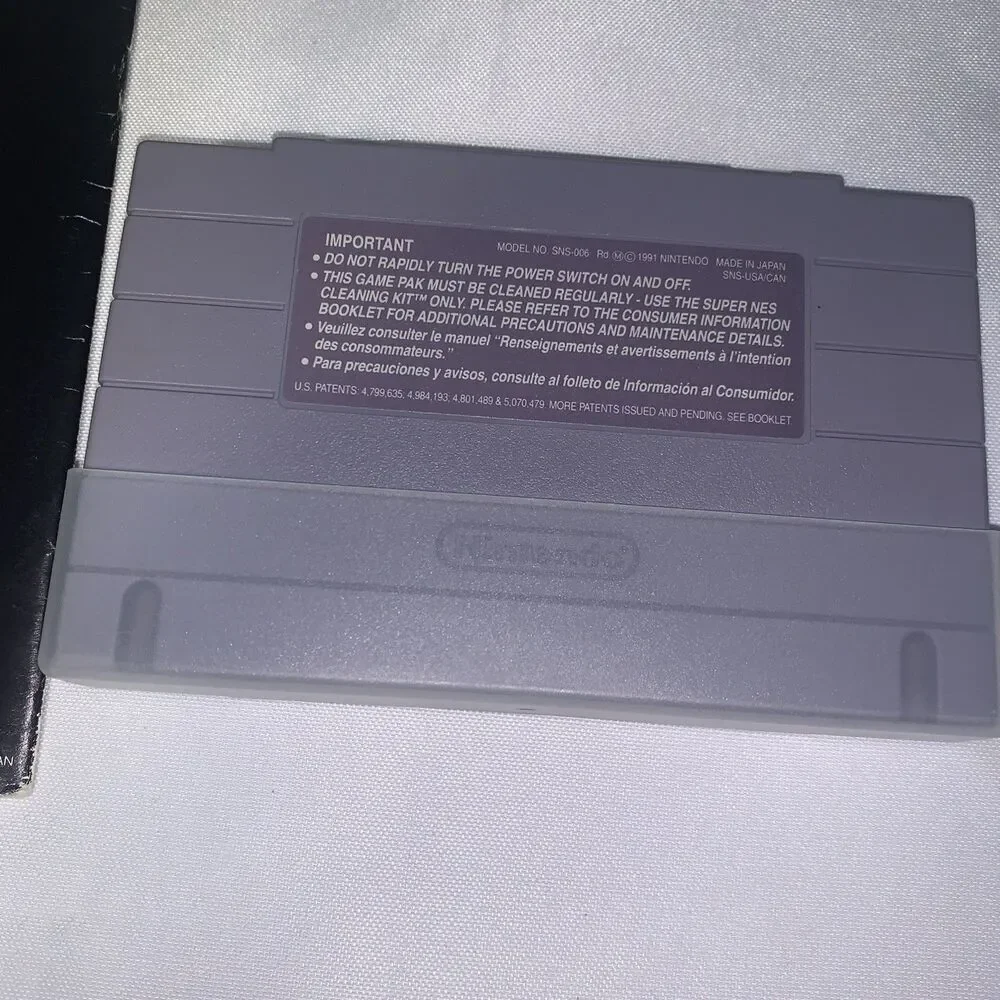 vintage video game Super Nintendo SNES Final Fantasy Mystic Quest CIB /booklet